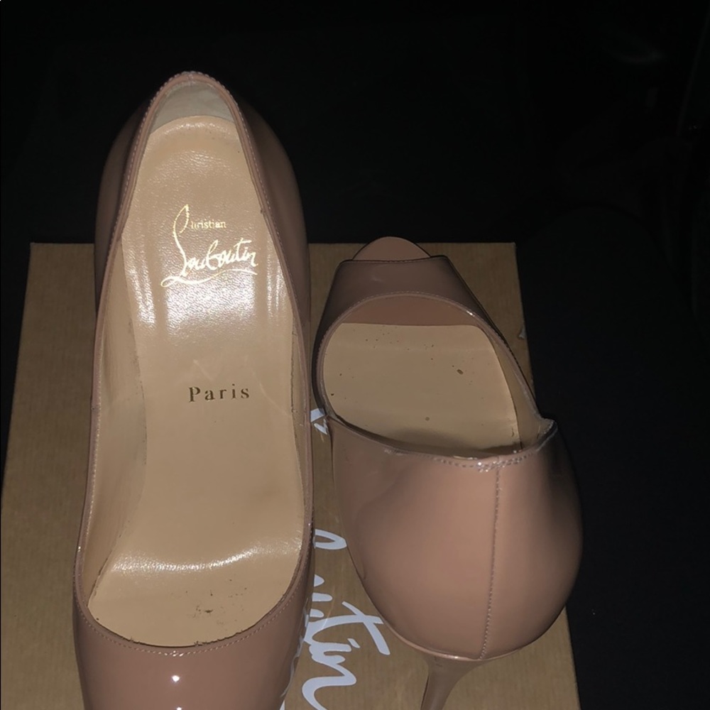 Authentic Christian Louboutin Prive 120 patent